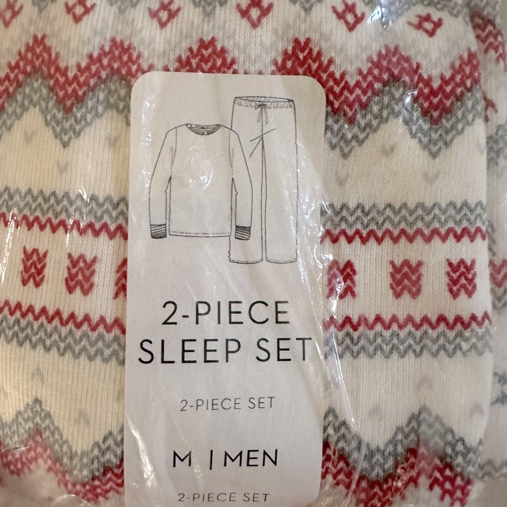 New with tags, men’s pajamas. Christmas inspired